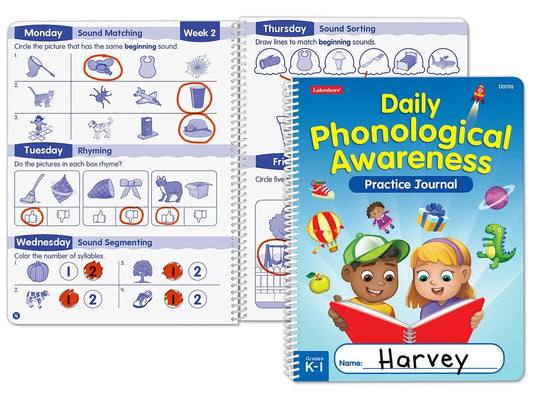 Daily Phonological Awareness Practice Journal - US 3288