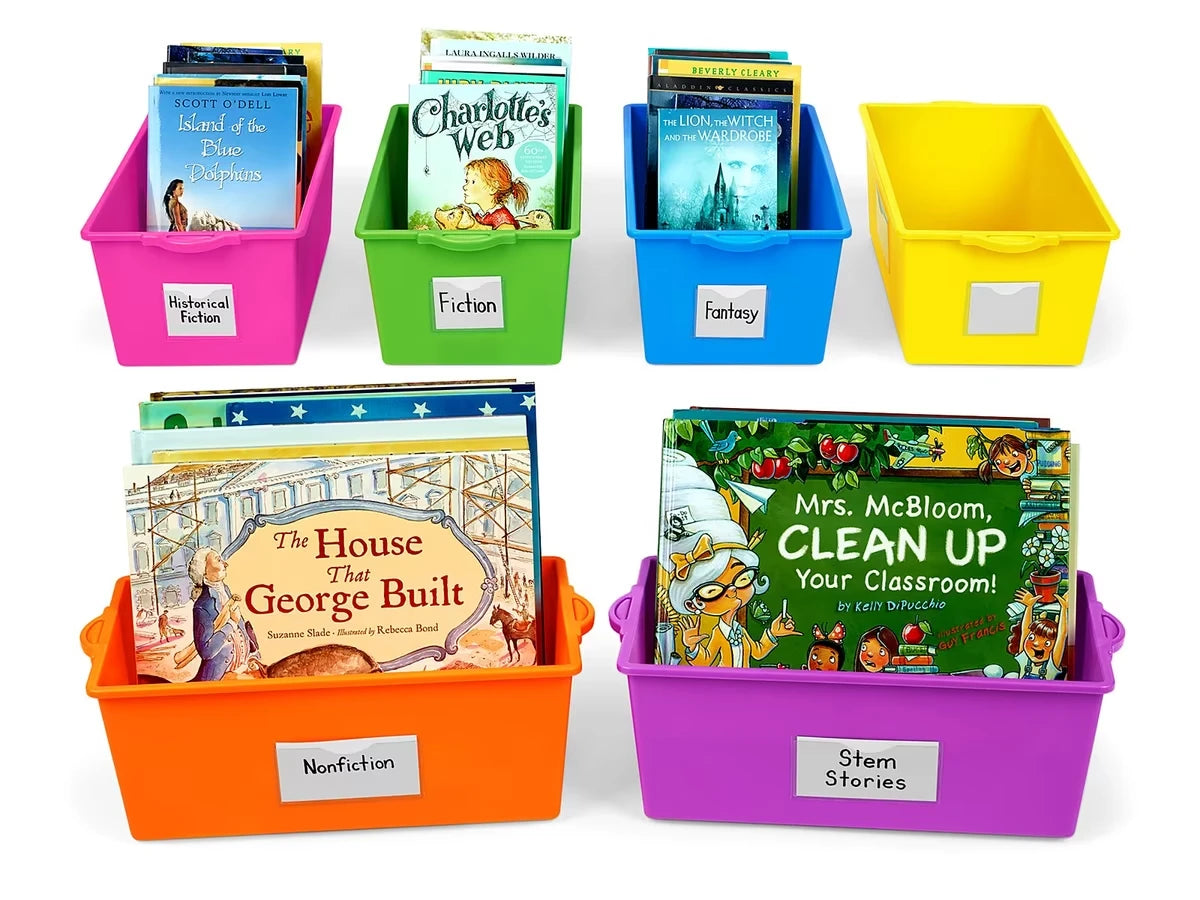 Neon Help-Yourself Book Bins - US 6373