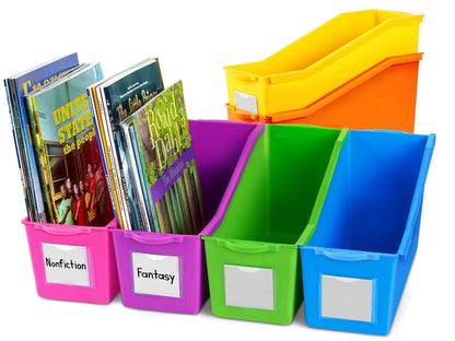 Neon Connect & Store Book Bins - US 9177