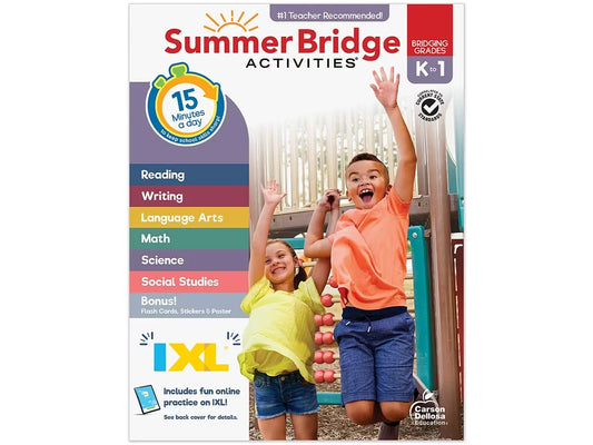Summer Bridge Activities Workbook - K-Gr. 1 - US 9600