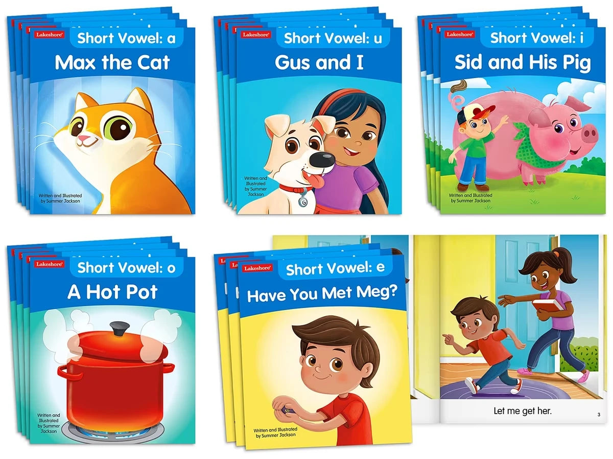 Short Vowels Skill-Building Book Set - US 5398