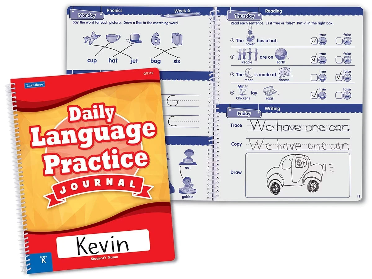 Daily Language Practice Journal - Kindergarten - US 1419