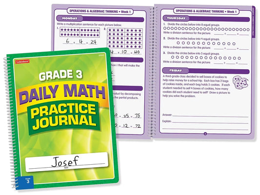 Daily Math Practice Journal - Gr. 3 - US 9861