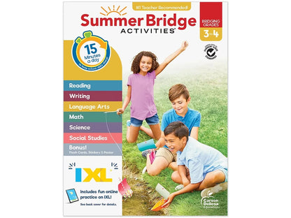 Summer Bridge Activities Workbook - Gr. 3-4 - US 5273