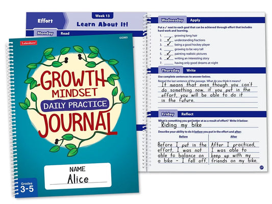 Growth Mindset Daily Practice Journal - Gr. 3-5 - US 1795