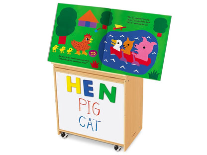 Classic Birch Magnetic Write & Wipe Big Book Center - US 9650