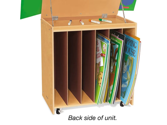 Classic Birch Magnetic Write & Wipe Big Book Center - US 9650
