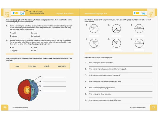 Summer Bridge Activities Workbook - Gr. 6-7 - US 9645
