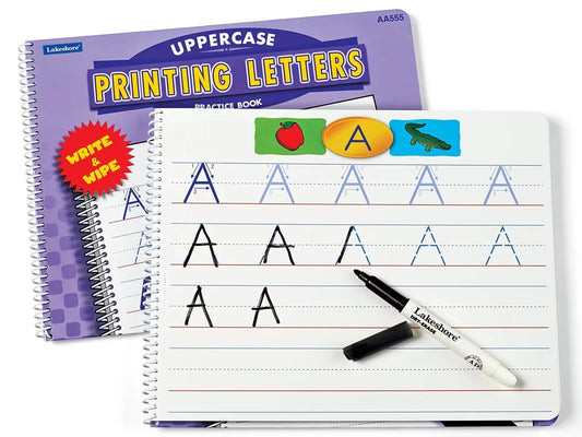 Printing Letters Practice Book - Uppercase - US 8713