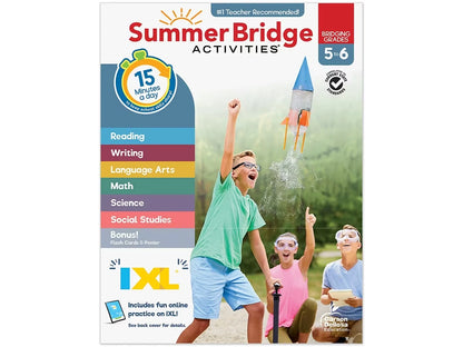 Summer Bridge Activities Workbook - Gr. 5-6 - US 9572
