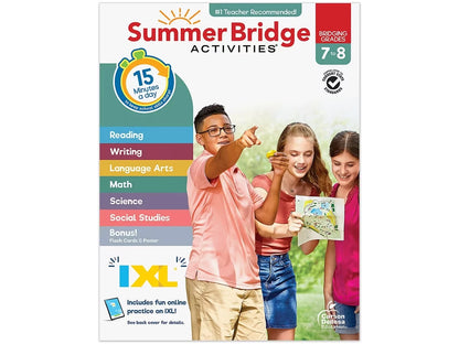 Summer Bridge Activities Workbook - Gr. 7-8 - US 7086