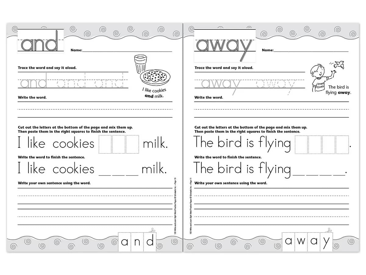 Sight-Word Writing Practice Workbook - US 5736