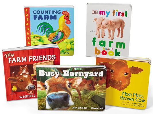 On the Farm Board Book Library - US 9402