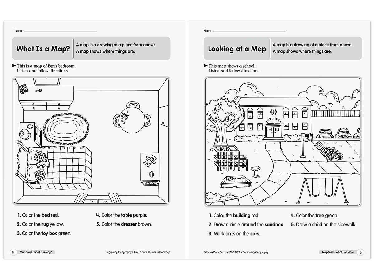 Beginning Geography Workbook - US 9109