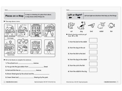 Beginning Geography Workbook - US 9109