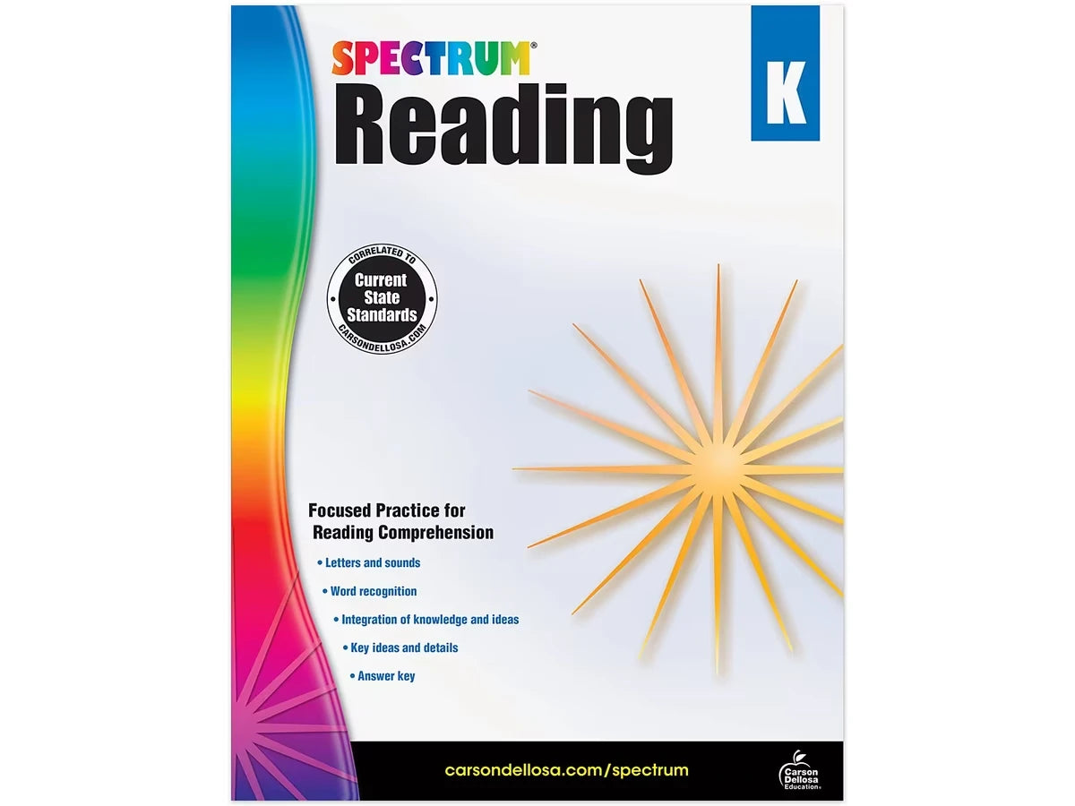 Spectrum® Reading Workbook - Kindergarten - US 4297