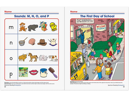 Spectrum® Reading Workbook - Kindergarten - US 4297