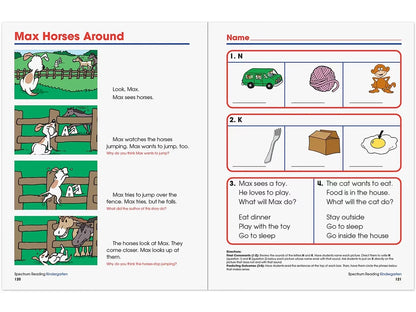 Spectrum® Reading Workbook - Kindergarten - US 4297