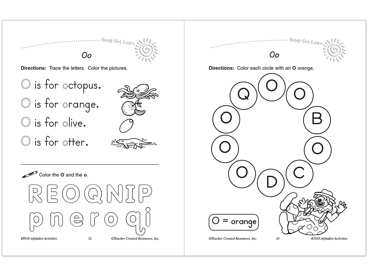 Alphabet Workbook - US 7255
