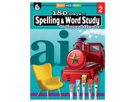 180 Days of Spelling Workbook - Gr. 2 - US 7501