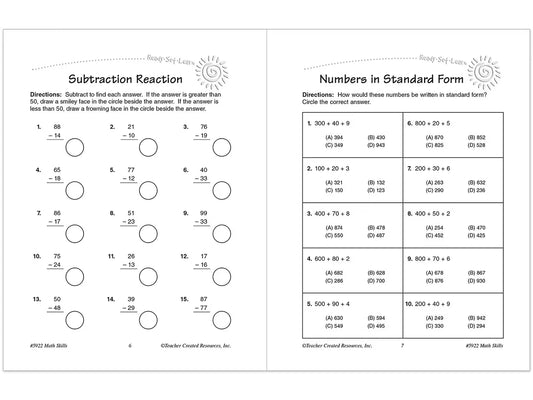 Math Skills Workbook - Gr. 3 - US 7191