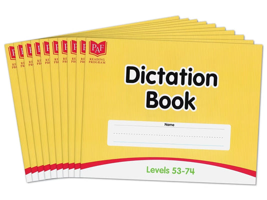 Levels 53-74 Dictation Books – Set of 10 - US 8145