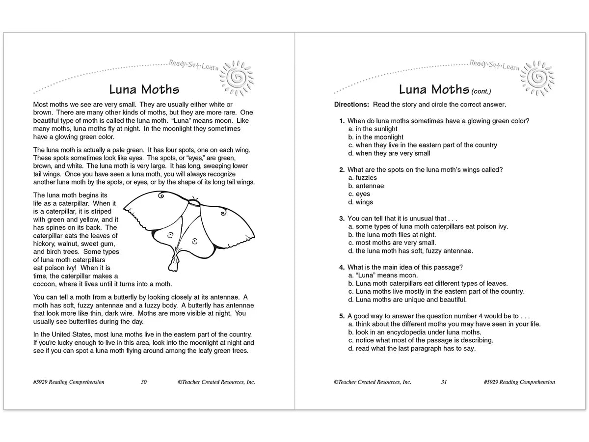 Master Reading Comprehension Workbook - Gr. 3 - US 2785