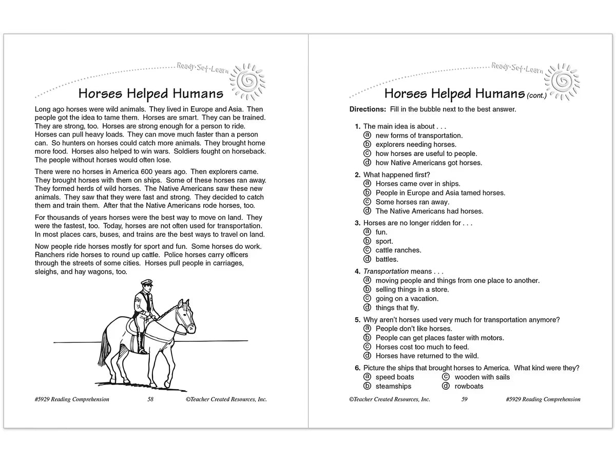 Master Reading Comprehension Workbook - Gr. 3 - US 2785