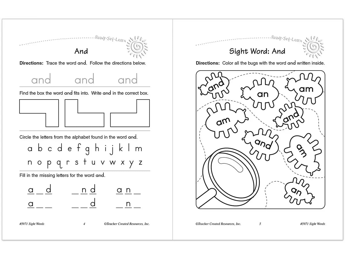 Sight-Words Workbook - US 6732