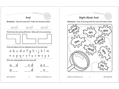 Sight-Words Workbook - US 6732