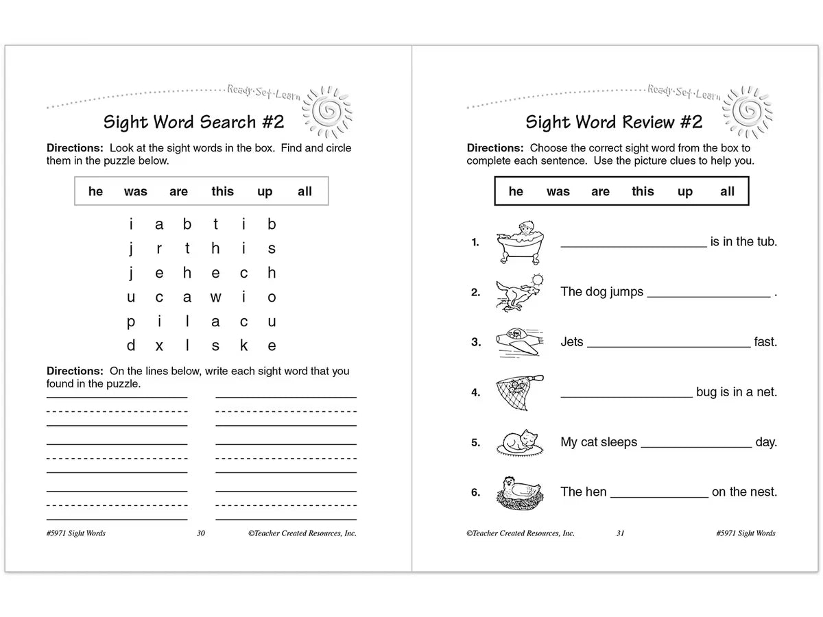Sight-Words Workbook - US 6732