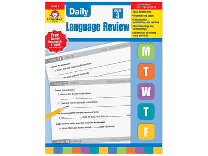 Daily Language Review Workbook - Gr. 3 - US 2404