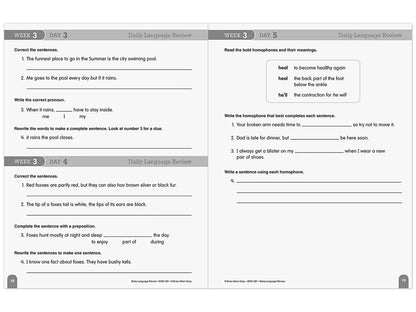 Daily Language Review Workbook - Gr. 3 - US 2404