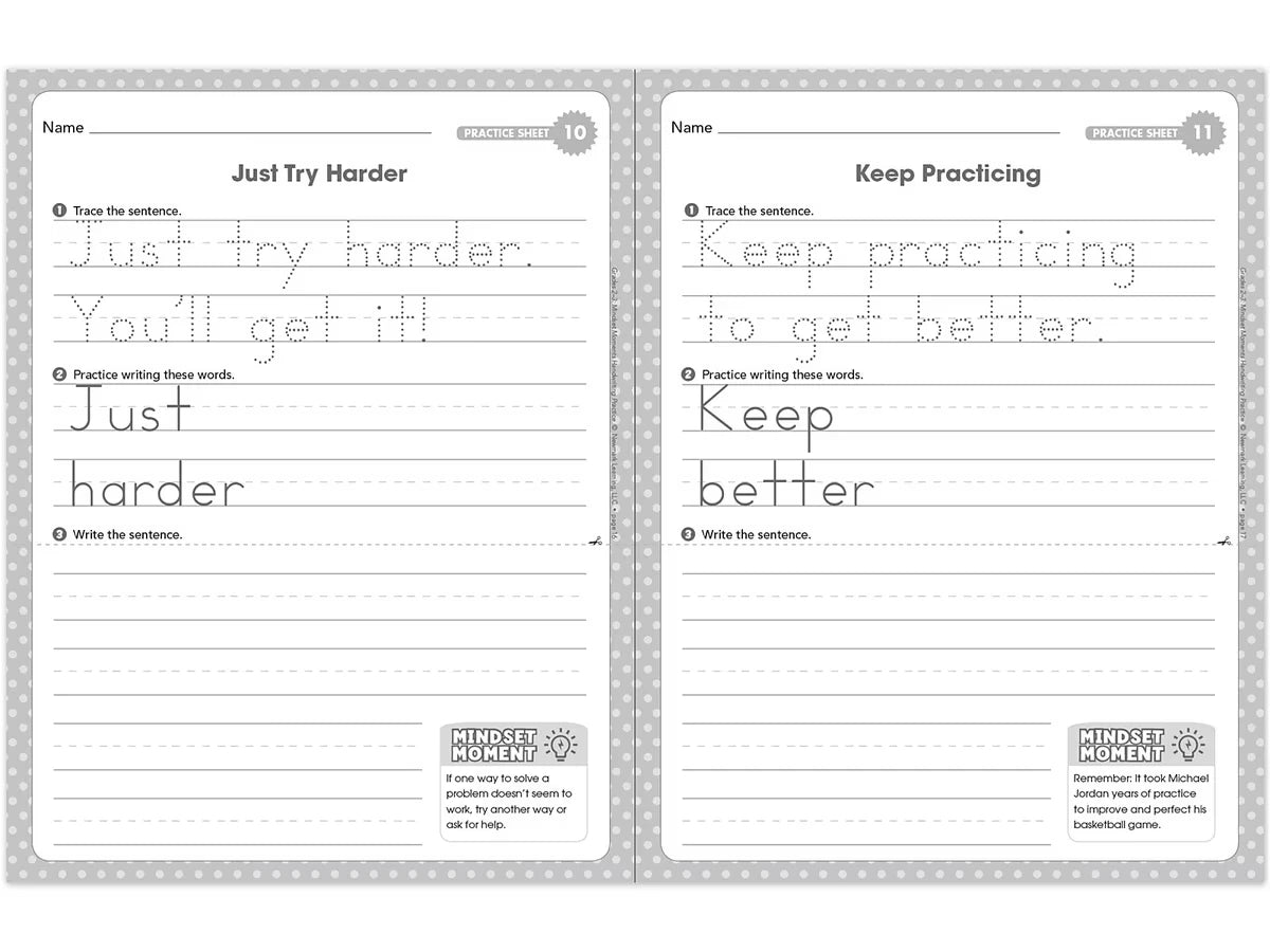 Handwriting Practice Workbook - Gr. 2-3 - US 9335