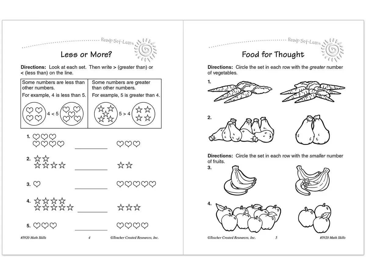 Math Skills Workbook - Gr. 1 - US 6951