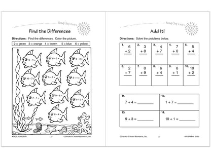 Math Skills Workbook - Gr. 1 - US 6951
