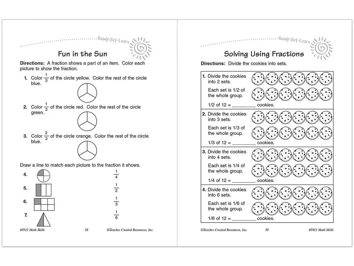 Math Skills Workbook - Gr. 2 - US 3228