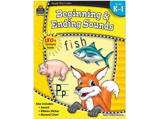 Beginning & Ending Sounds Workbook - US 9300