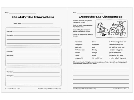 How to Write a Story Workbook - Gr. 4-6 - US 3507