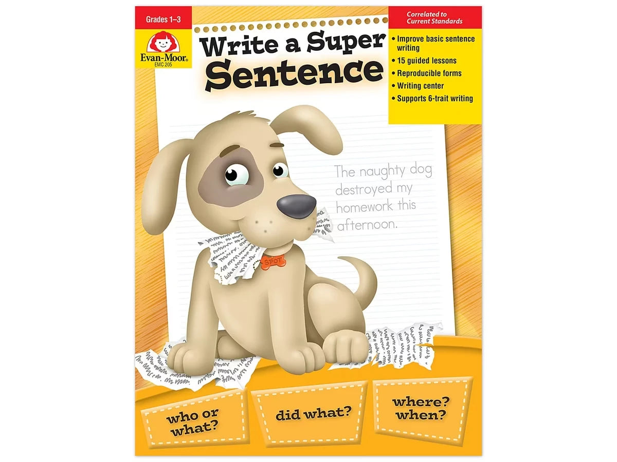 Write a Super Sentence Workbook - US 5159