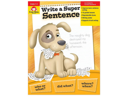 Write a Super Sentence Workbook - US 5159