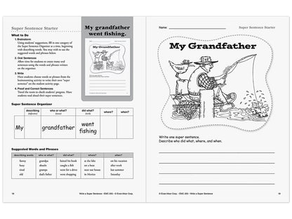Write a Super Sentence Workbook - US 5159