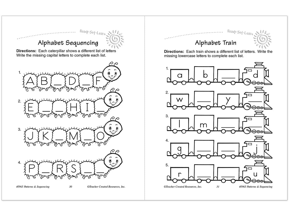 Patterns & Sequencing Workbook - US 6336