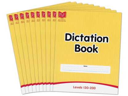 Levels 130-200 Dictation Books – Set of 10 - US 1098