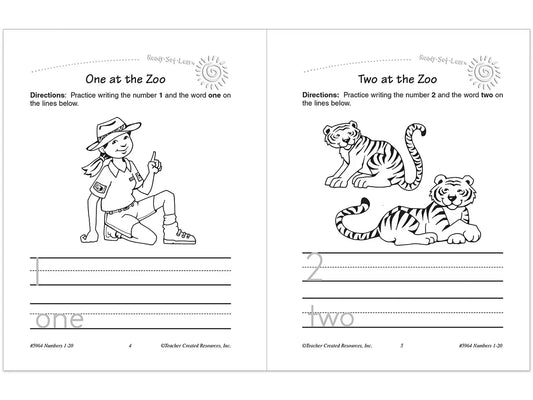 Numbers 1-20 Workbook - US 8823