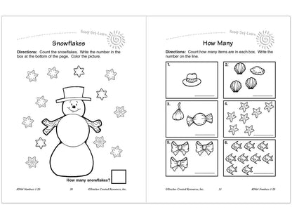 Numbers 1-20 Workbook - US 8823