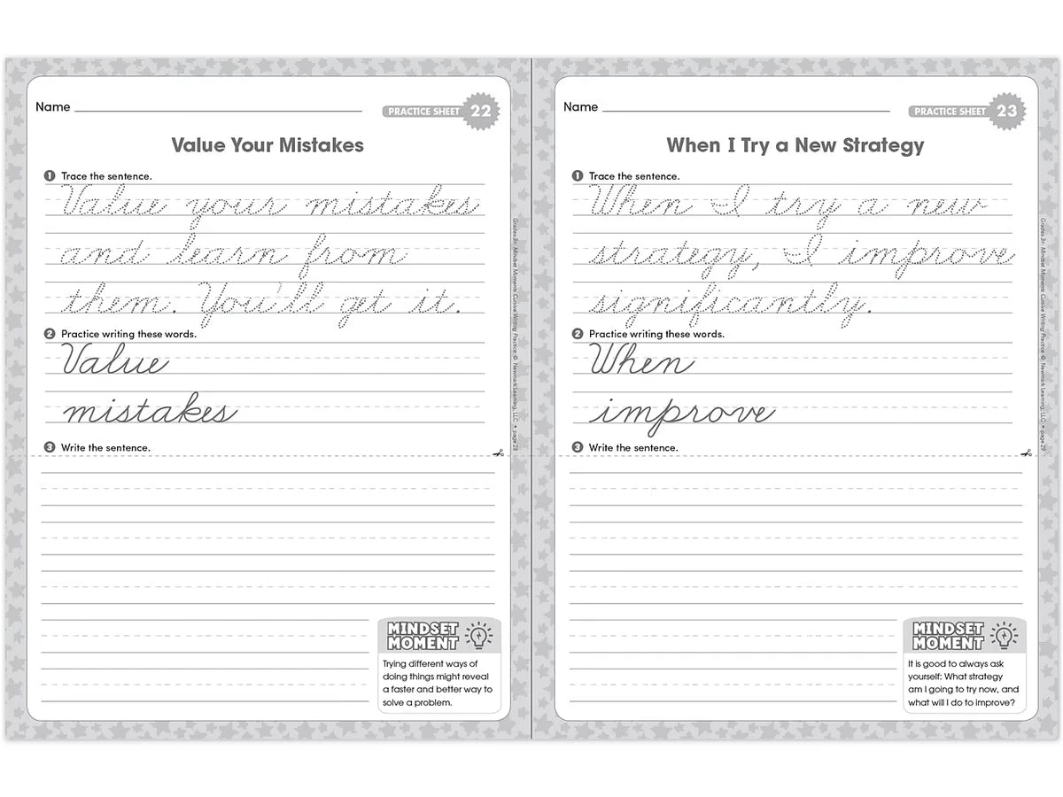 Cursive Writing Practice Workbook - Gr. 3 - US 1121