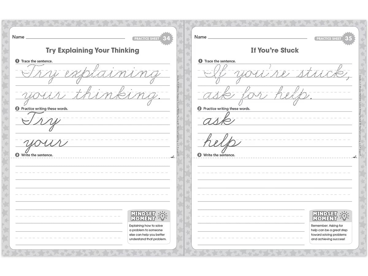 Cursive Writing Practice Workbook - Gr. 2-3 - US 4312