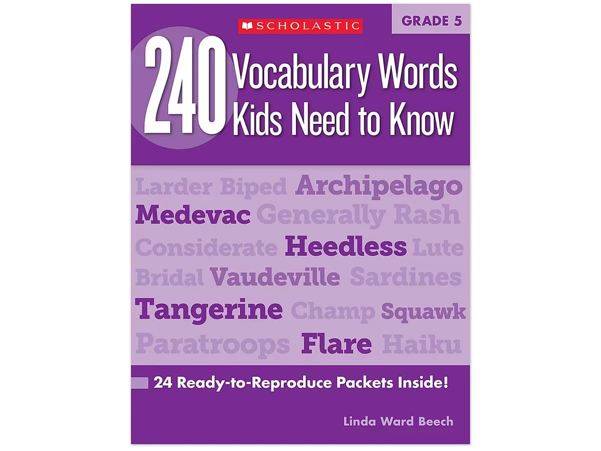 240 Words Kids Need to Know Workbook - Gr. 5 - US 5282
