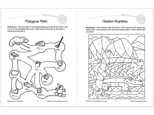 Second-Grade Fun Workbook - US 9036